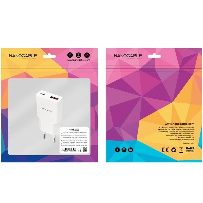 Cargador de Pared Nanocable 10.10.2022, foto 3