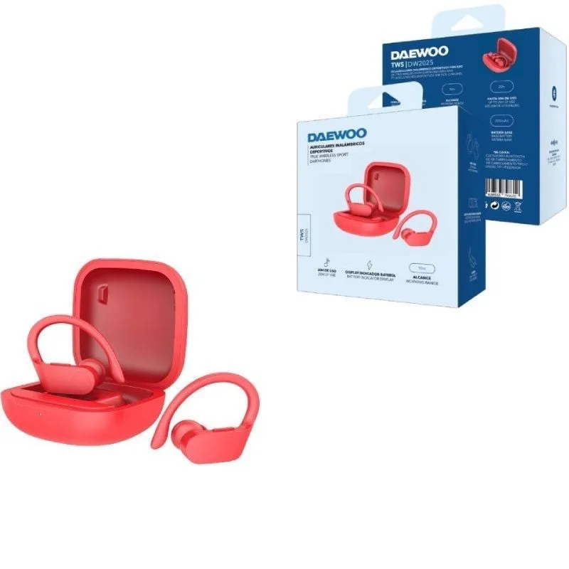 Auriculares Deportivos Bluetooth Daewoo DW2025 con estuche de carga, foto 3