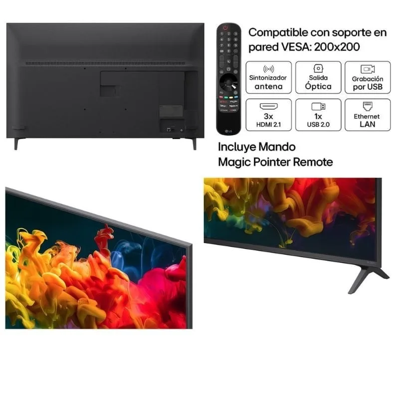 Televisor LG QNED evo AI QNED8EB Mini LED 43QNED8EB3F 43", foto 4
