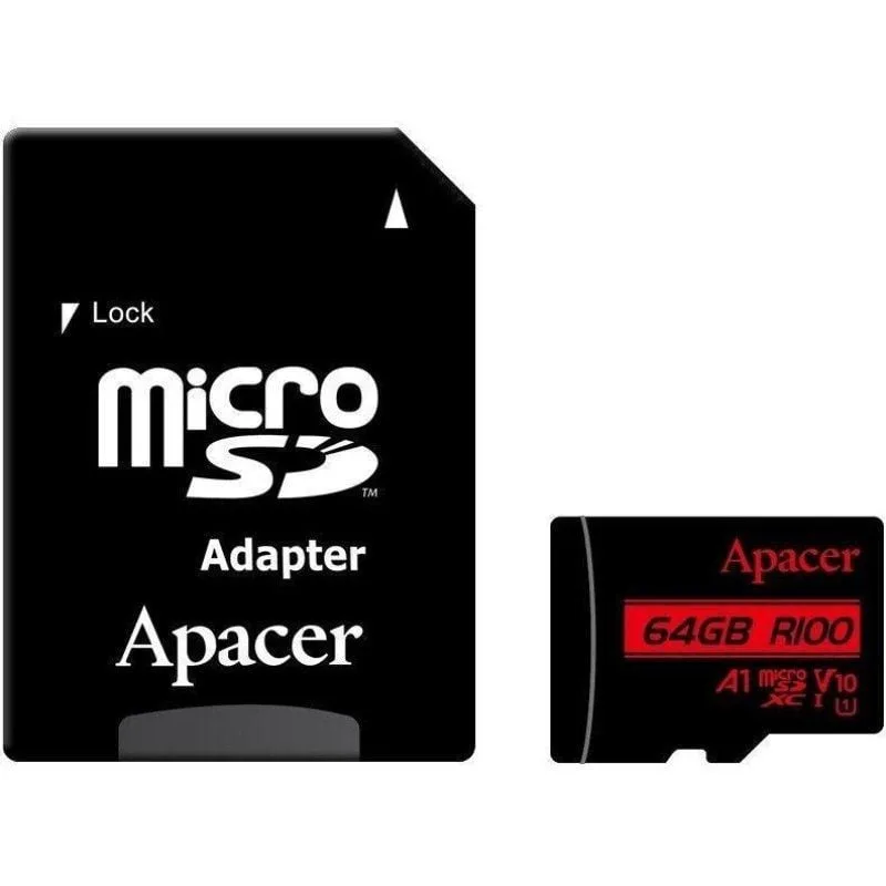 Tarjeta de Memoria Apacer 64GB XC UHS 1 con Adaptador, foto 2
