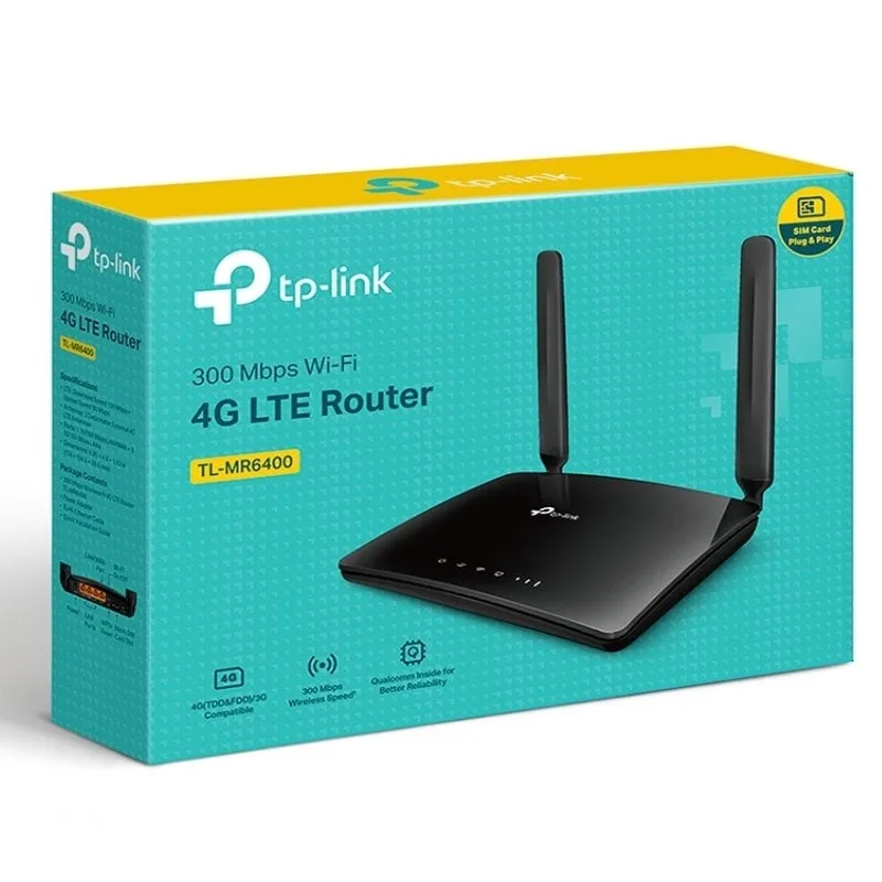 Router Inalámbrico 4G TP-Link TL-MR6400 300Mbps, foto 5