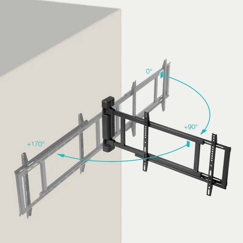 Soporte de Pared Eléctrico Giratorio TooQ LPM4381XL-B para TV de 32-75", foto 3