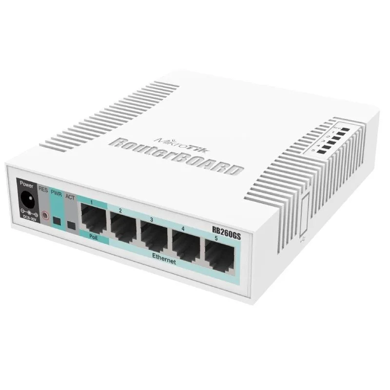 Switch Mikrotik CSS106-5G-1S 6 Puertos