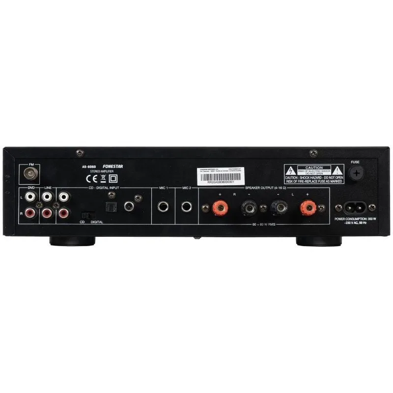 Amplificador estéreo Fonestar AS-6060, foto 3