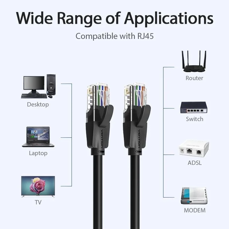 Cable de Red RJ45 UTP Vention IBEBJ Cat.6, foto 3