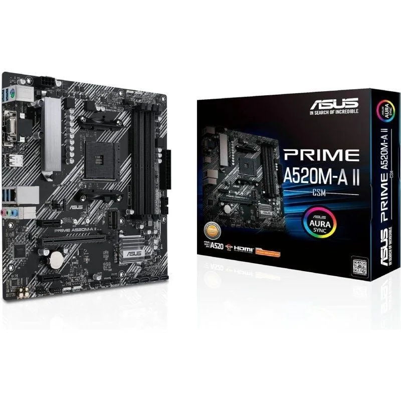 Placa Base Asus Prime A520M-A II/CSM Socket AM4