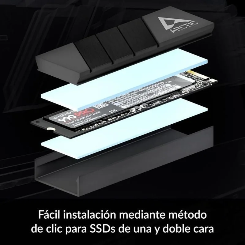 Disipador Térmico para SSD M.2 2280 Arctic M2 Pro, foto 4