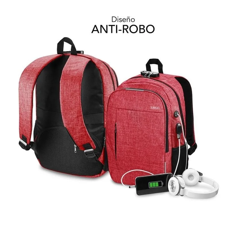 Mochila Subblim Urban Lock para Portátiles hasta 16", foto 2