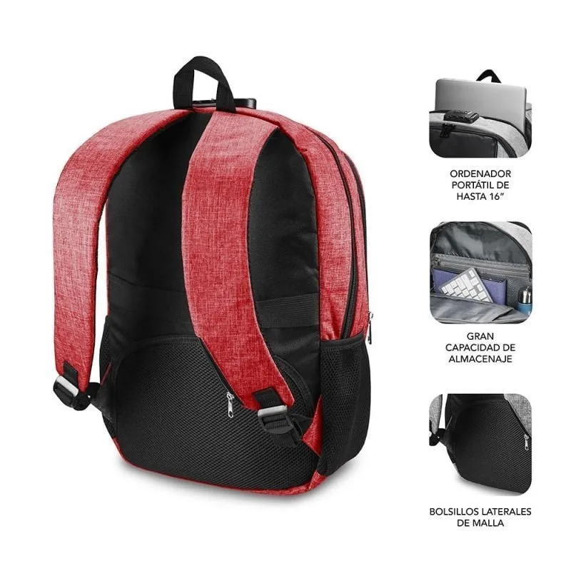 Mochila Subblim Urban Lock para Portátiles hasta 16", foto 4