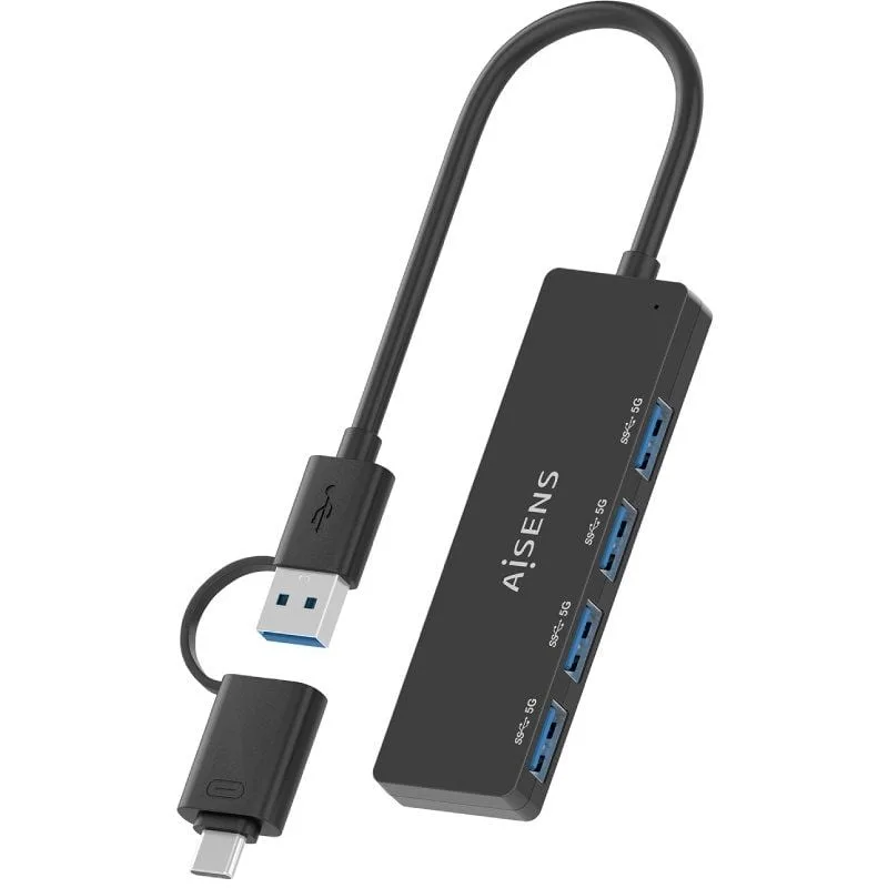 Hub USB Tipo-C + USB 3.1 Aisens A109-0987, foto 3