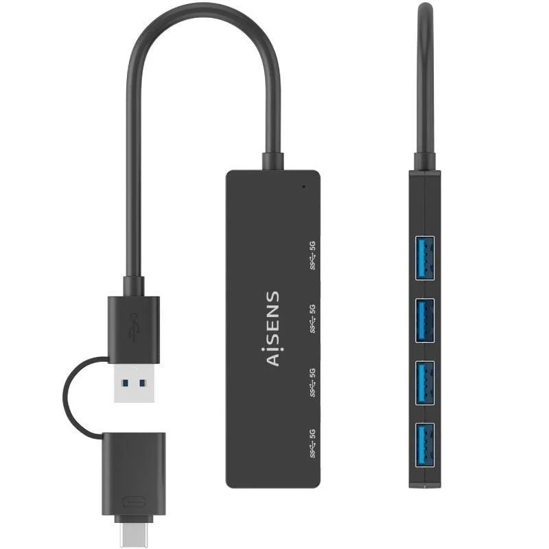 Hub USB Tipo-C + USB 3.1 Aisens A109-0987, foto 4