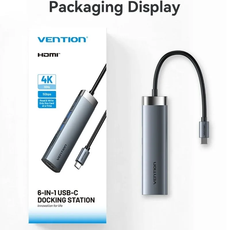 Docking USB Tipo-C Vention THJHB, foto 3