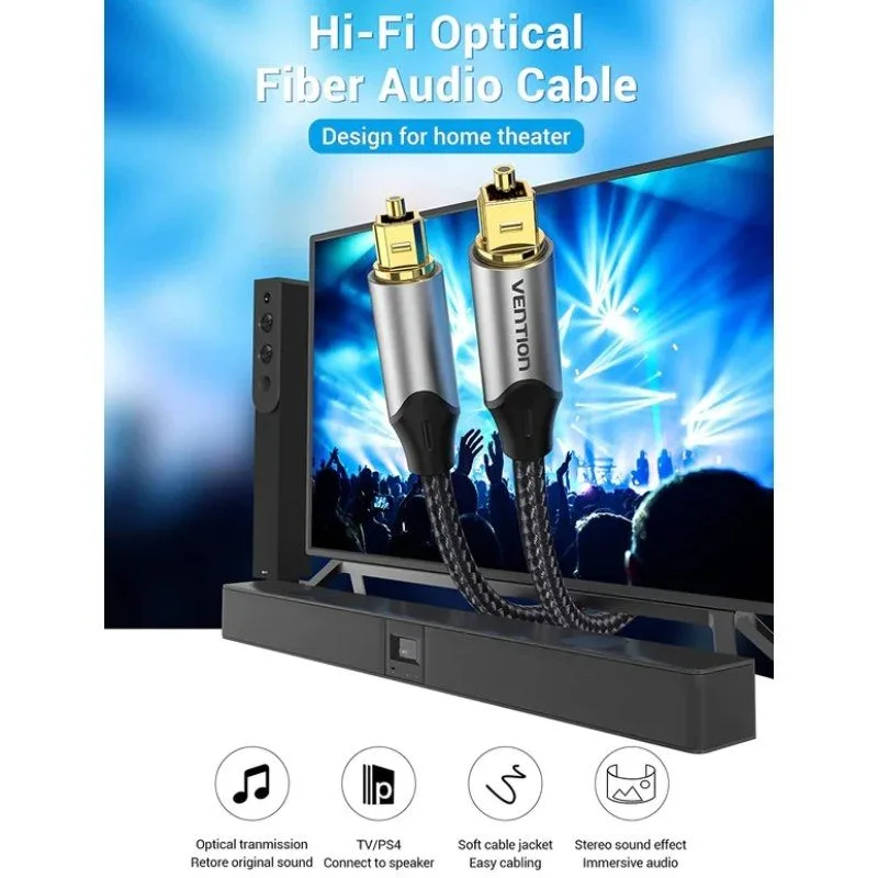 Cable de Audio de Fibra óptica Vention BAVHH, foto 3