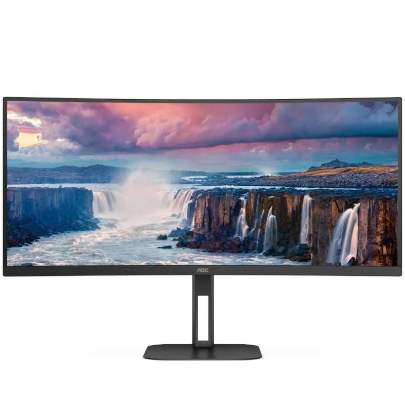 Monitor Profesional Ultrapanorámico Curvo AOC CU34V5C/BK 34"
