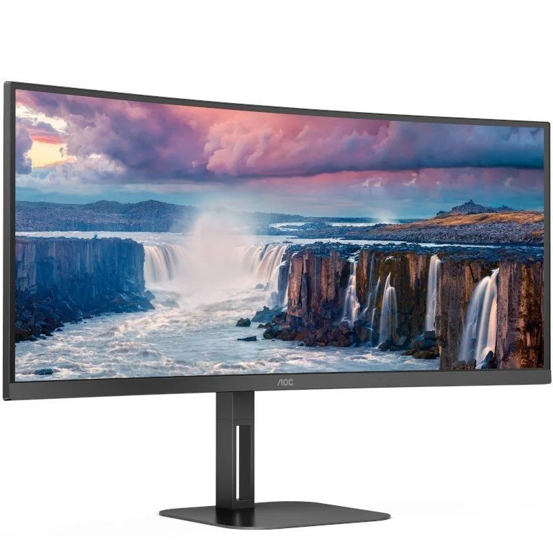 Monitor Profesional Ultrapanorámico Curvo AOC CU34V5C/BK 34", foto 3