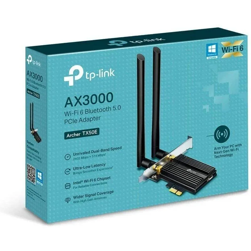 Tarjeta de Red Inalámbrica-PCI Express TP-Link Archer TX50E, foto 2