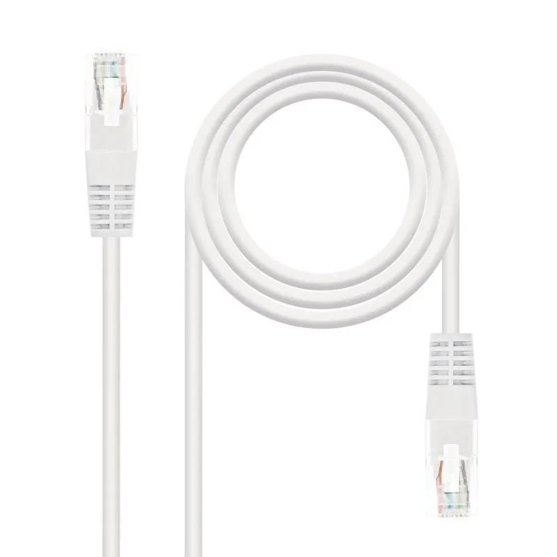 Cable de Red RJ45 UTP Nanocable 10.20.0102-W Cat.5e, foto 2