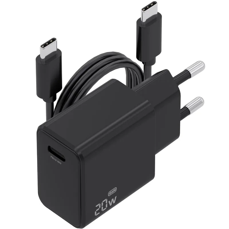 Cargador de Pared GaN Aisens ASCH-20W1P082-BK, foto 2