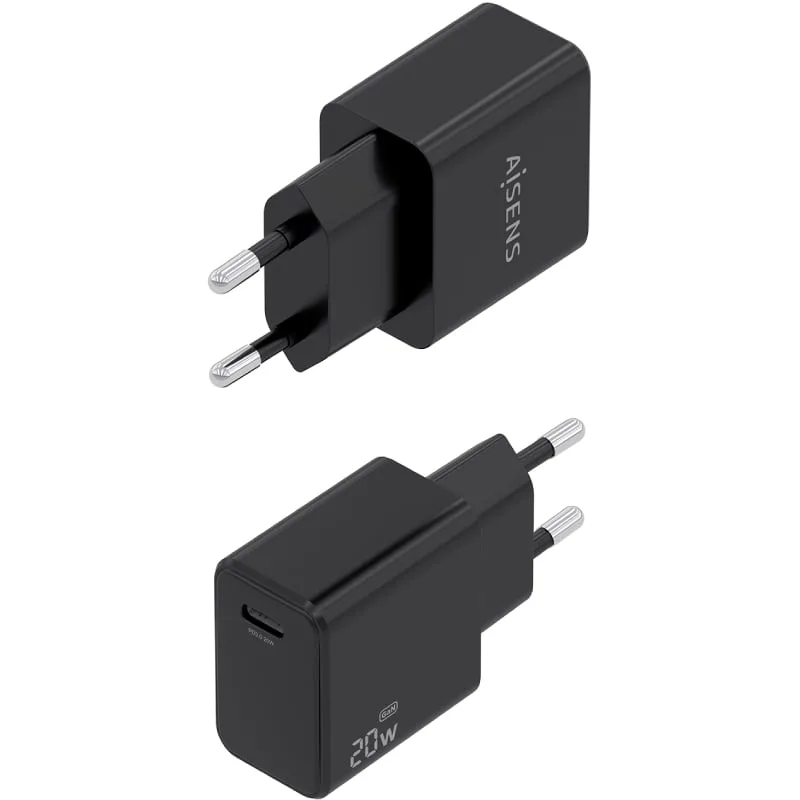 Cargador de Pared GaN Aisens ASCH-20W1P082-BK, foto 3