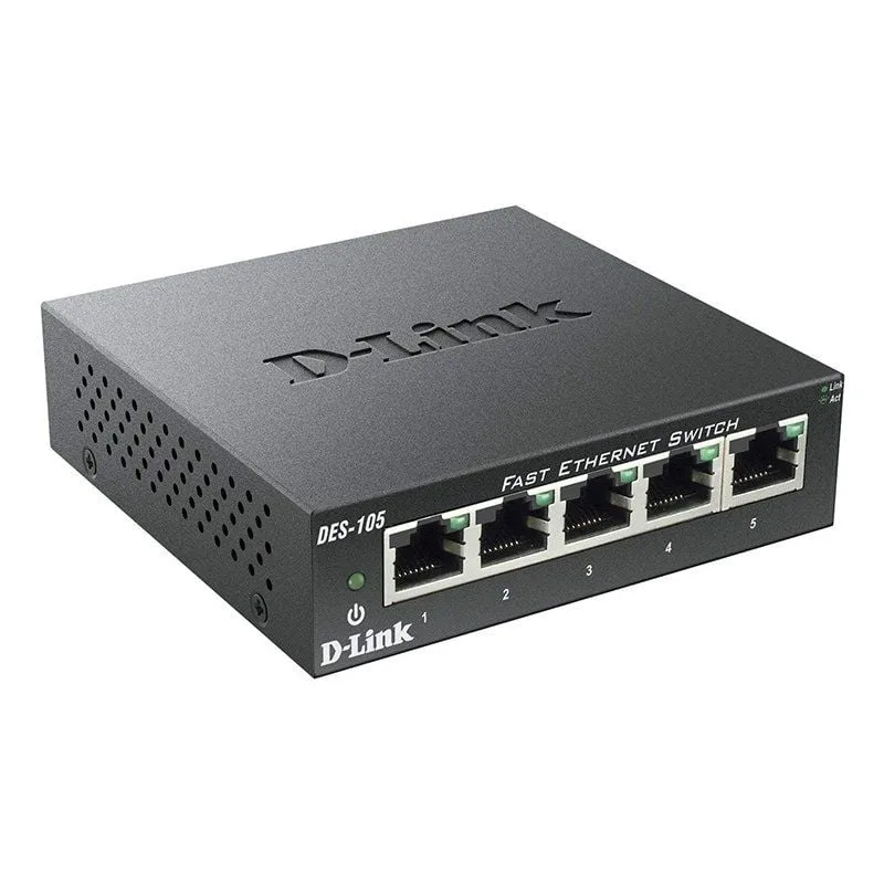 Switch D-Link DES-105 5 Puertos, foto 2