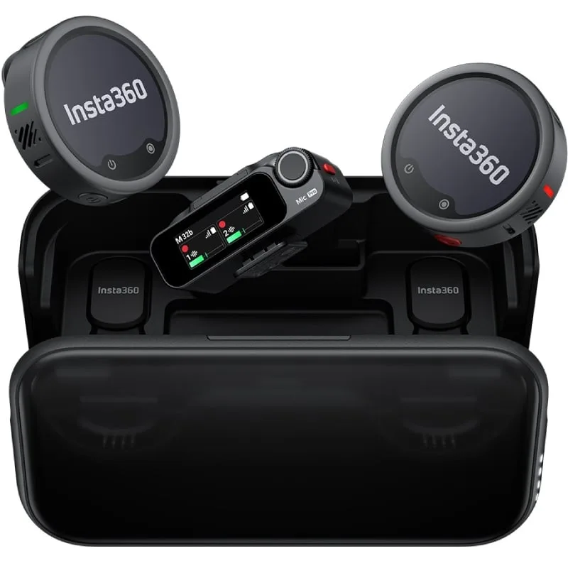 Micrófono Inalámbrico con Clip Insta360 Mic Pro (2 TX + 1 RX), foto 2