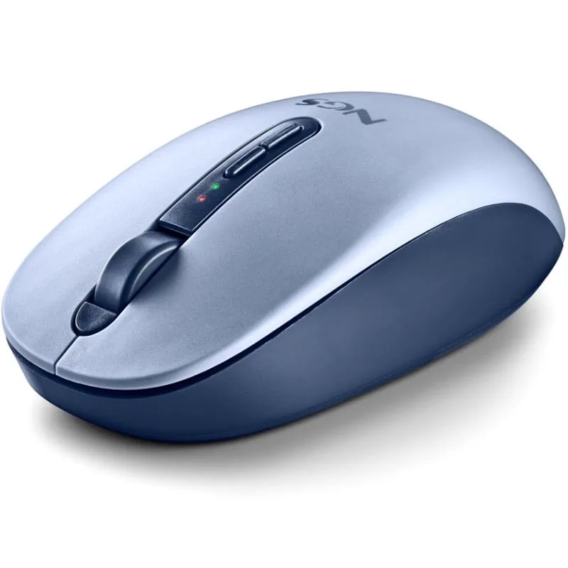 Ratón Ergonómico Inalámbrico NGS Fog Dual FOGDUALBLUE Silencioso, foto 4