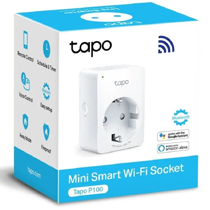 Enchufe WiFi Inteligente TP-Link Tapo P100, foto 3