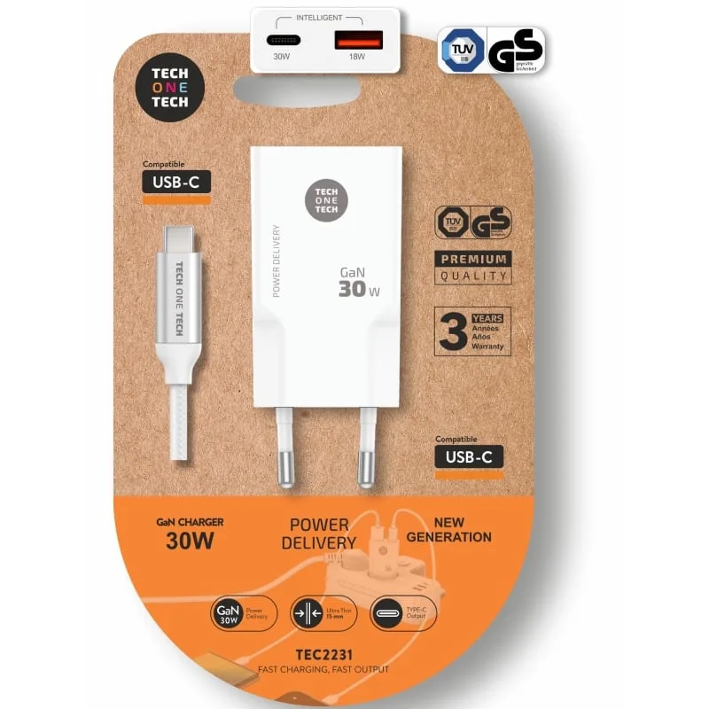 Cargador de Pared Tech One Tech TEC2231