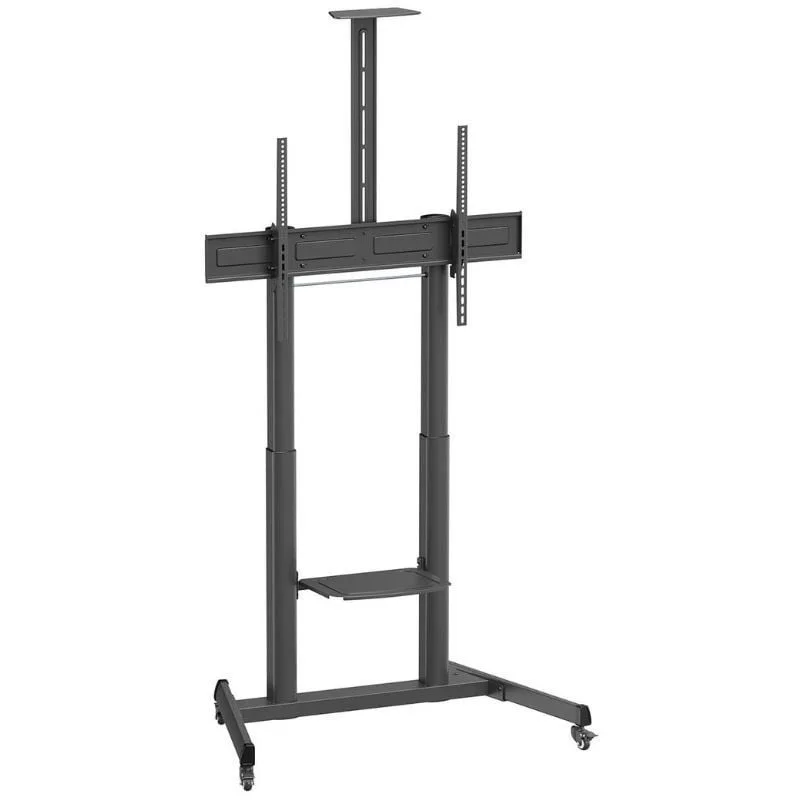 Soporte de Suelo Inclinable con Ruedas y Manivela Aisens FT100TE-403 para TV 60-100"