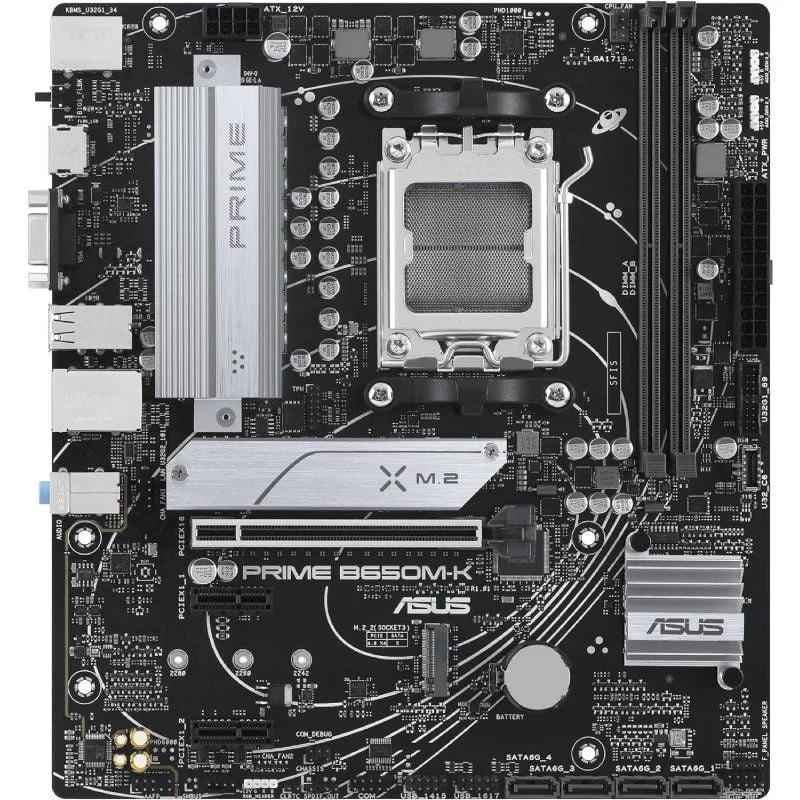 Placa Base Asus Prime B650M-K, foto 2