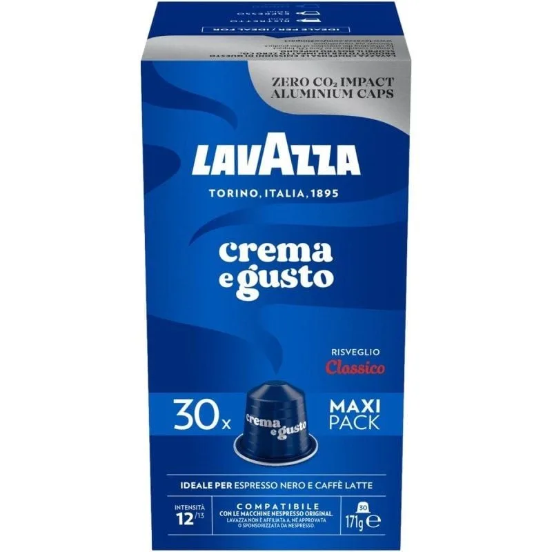 Cápsula Lavazza Crema e Gusto Clásico para cafeteras Nespresso