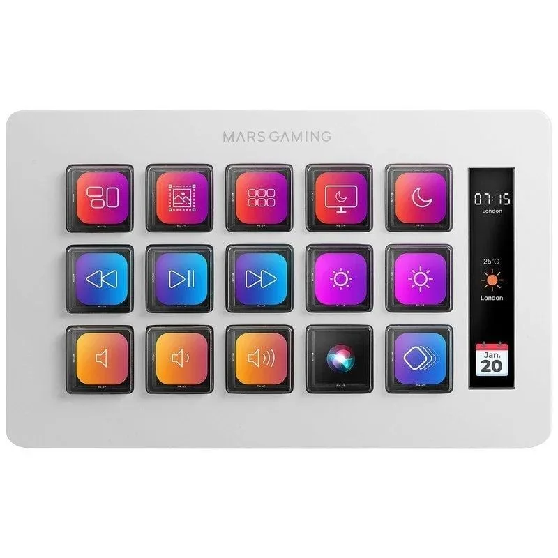 Stream Deck Slim Mars Gaming MSD-ONE, foto 2