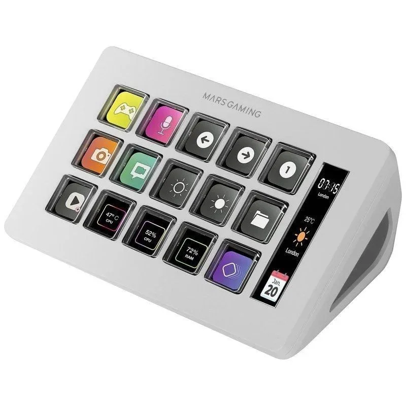 Stream Deck Slim Mars Gaming MSD-ONE, foto 3