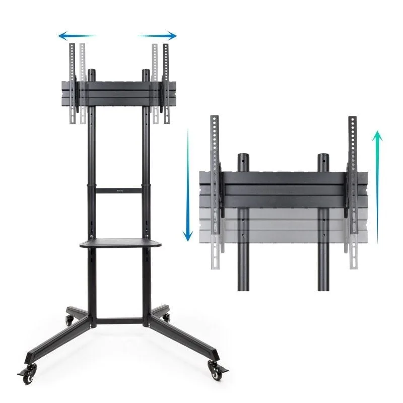 Soporte de Suelo Inclinable con Ruedas TooQ FS1170M-B para TV de 37-70", foto 2
