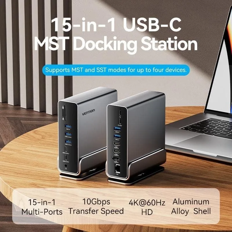 Docking USB Tipo-C Vention TPUH0, foto 2