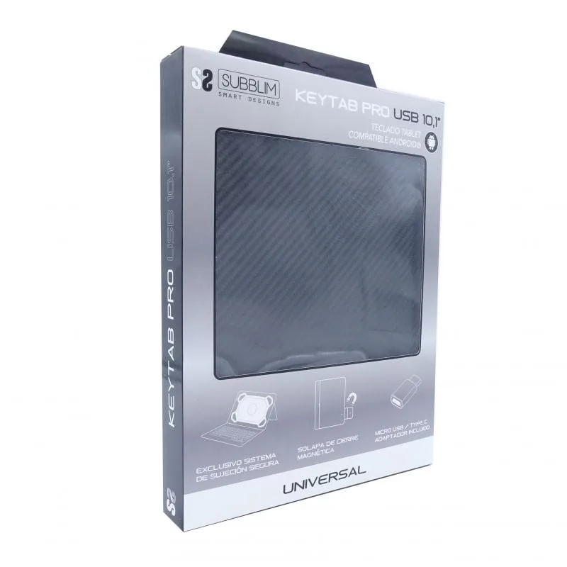 Funda con Teclado Subblim Keytab Pro USB para Tablets de 10.1"-11", foto 5