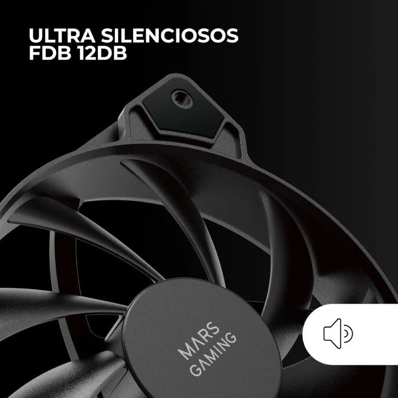 Pack 2 Ventiladores Mars Gaming MF-PROX2, foto 2