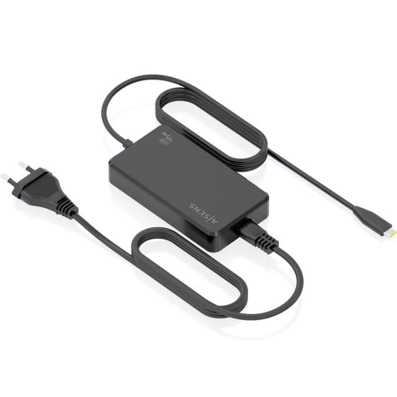 Cargador Sobremesa GaN Aisens ASCH-1PD45D067-BK