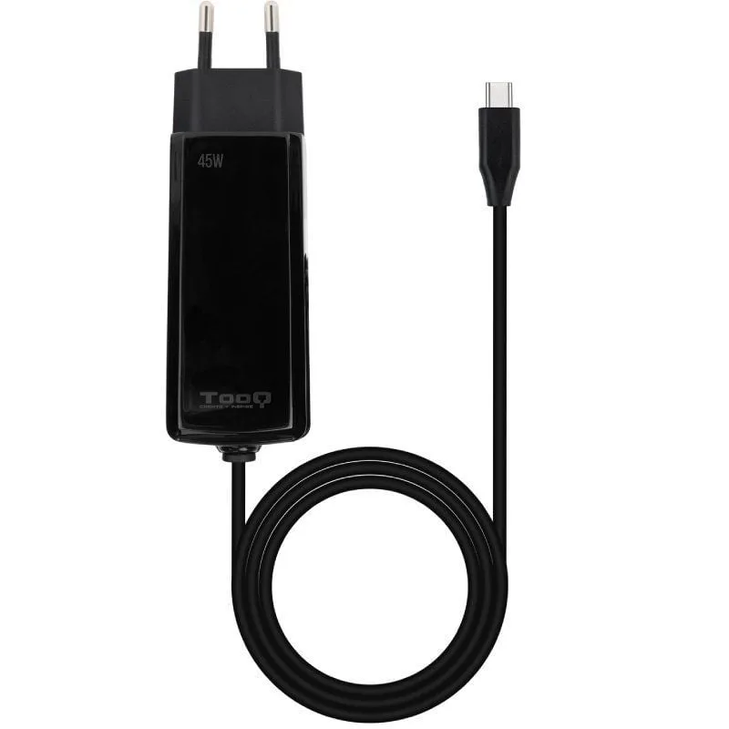 Cargador de Portátil GaN TooQ TQLC-USBCGAN45PD-C USB Tipo-C