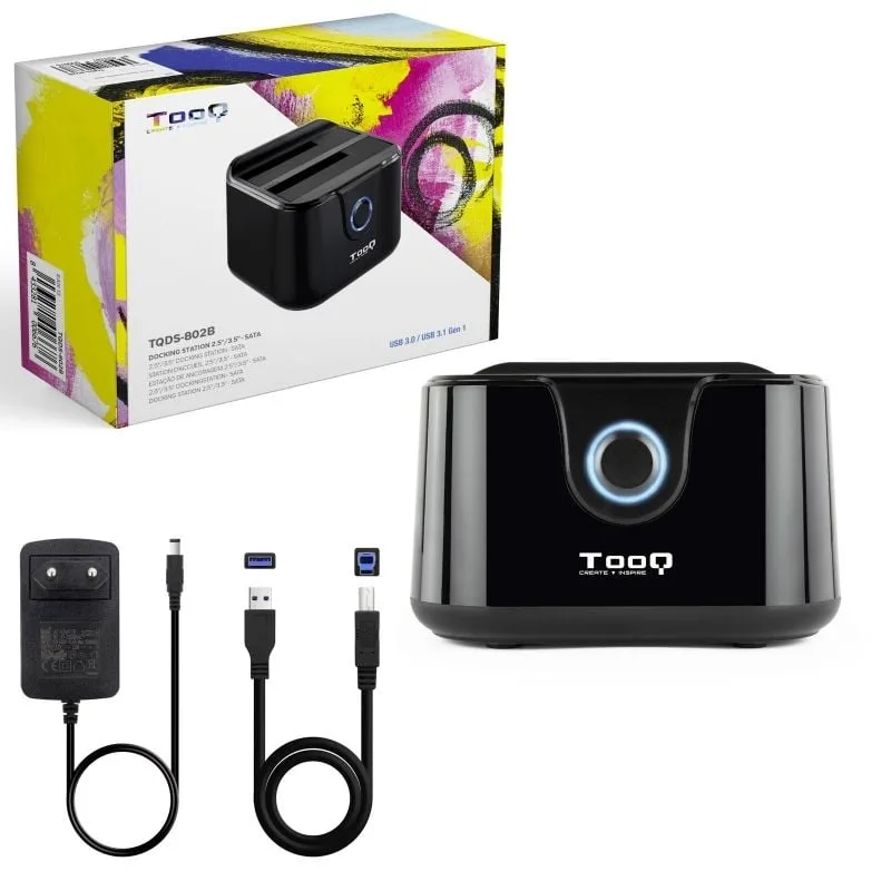 Docking Station para Discos Duros TooQ TQDS-802B, foto 5