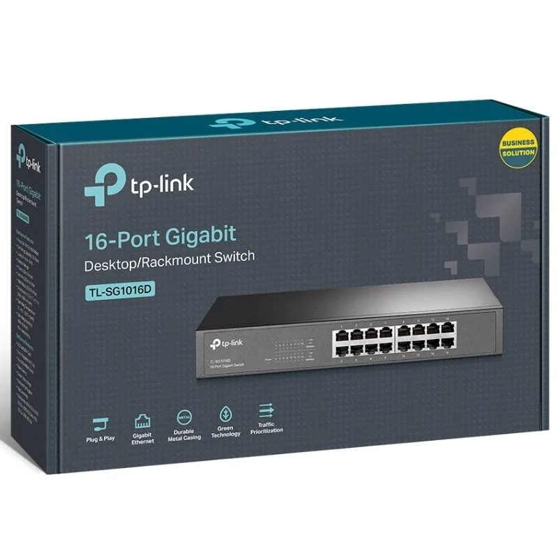 Switch TP-Link TL-SG1016D 16 Puertos, foto 4